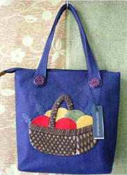 Manufacturers Exporters and Wholesale Suppliers of Patch Leather Jute Bags delhi Delhi